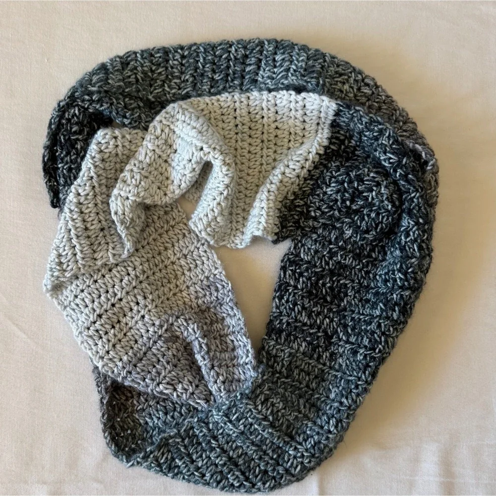 Handmade crochet infinity